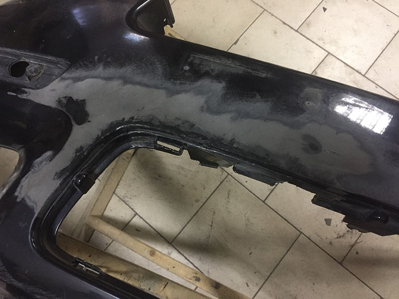 Ремонт переднего бампера Volvo S60, цена в СПб